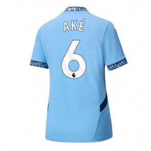 Manchester City Nathan Ake #6 Hemmatröja Kvinnor 2024-25 Kortärmad